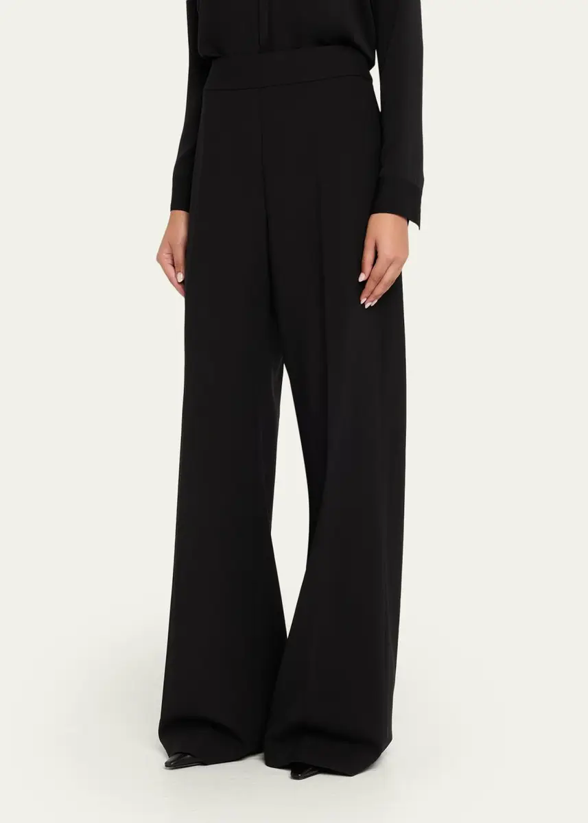 Carolina Herrera High-Rise Wide-Leg Wool Pants | Thumbnail 4 Carolina Herrera High-Rise Wide-Leg Wool Pants | Thumbnail 4