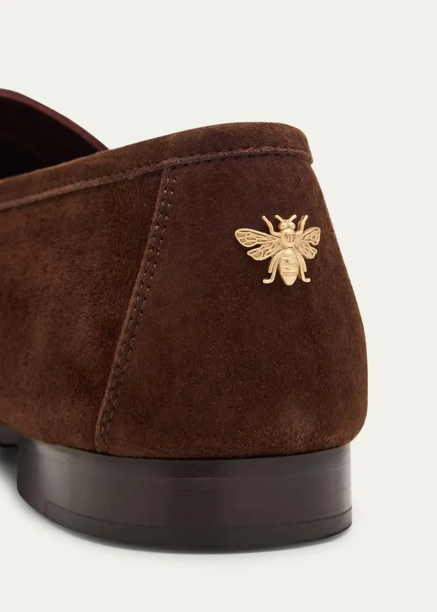 Bougeotte Suede Penny Loafers | Thumbnail 5 Bougeotte Suede Penny Loafers | Thumbnail 5