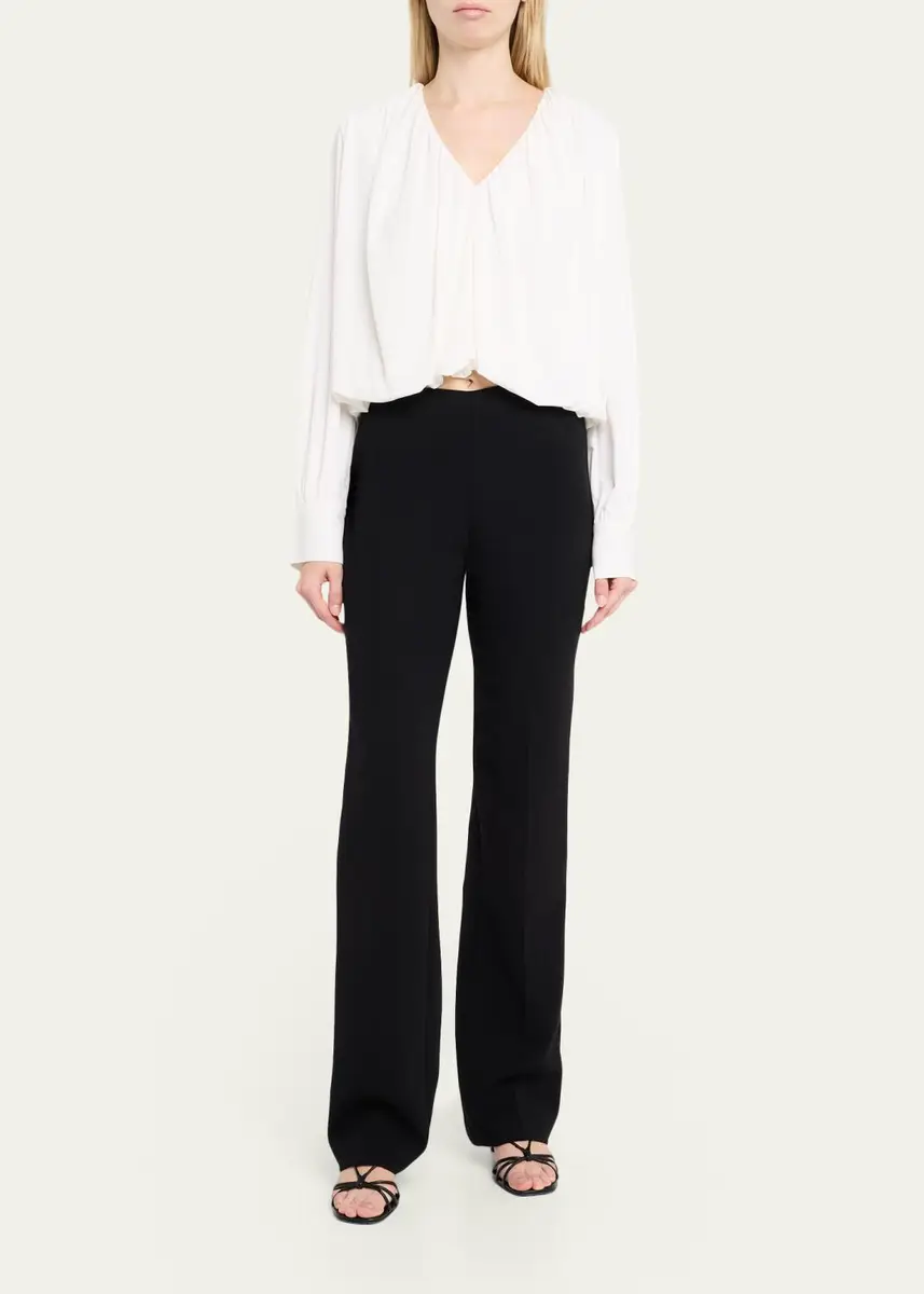 Vince V-Neck Bubble Blouse | Thumbnail 2 Vince V-Neck Bubble Blouse | Thumbnail 2