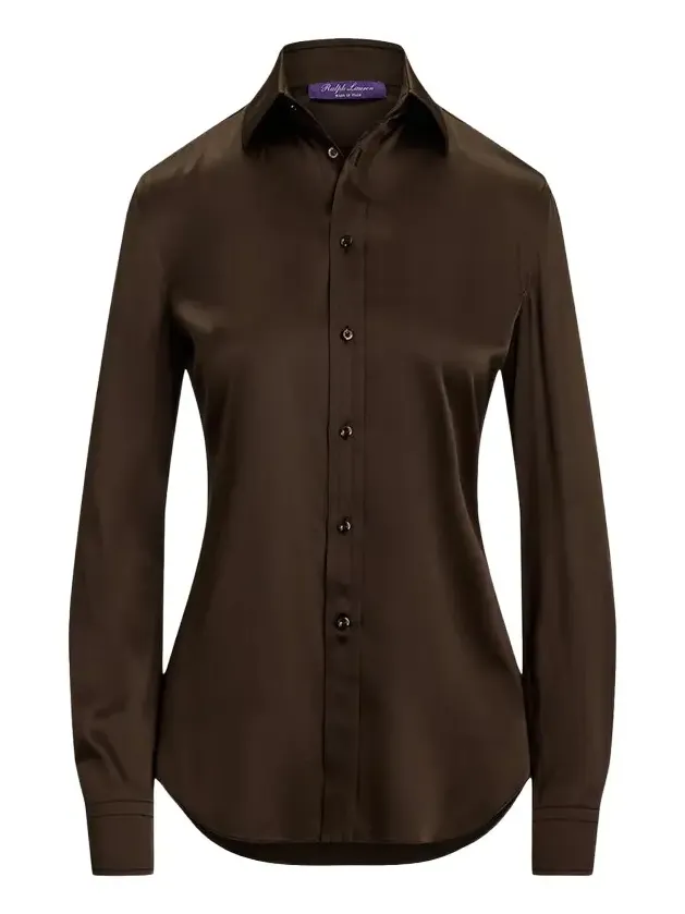 Cameron II Straight Fit Charmeuse Shirt