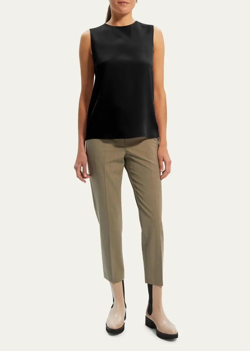 Theory Silk Straight Shell Top | Thumbnail 2