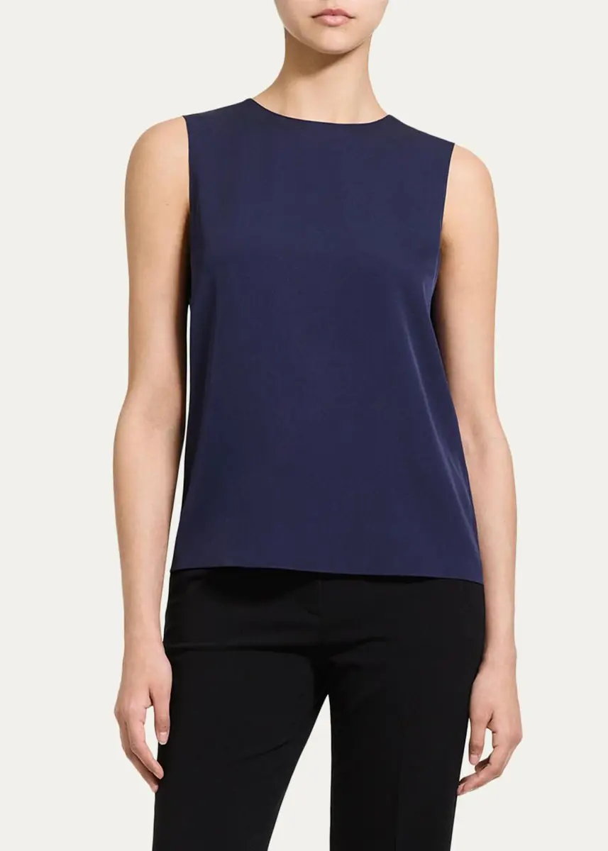 Theory Silk Straight Shell Top | Thumbnail 8