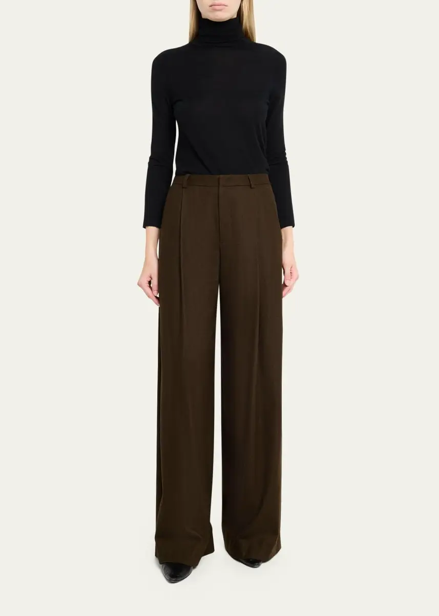 Vince Camille Mid-Rise Wide-Leg Pants | Thumbnail 2 Vince Camille Mid-Rise Wide-Leg Pants | Thumbnail 2