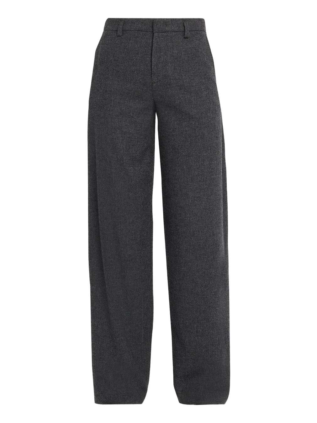 Vince Micro Houndstooth Wide-Leg Trousers