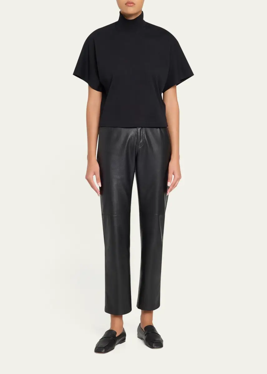 MAJESTIC FILATURES Mock-Neck Supima Cotton Shirt | Thumbnail 2 MAJESTIC FILATURES Mock-Neck Supima Cotton Shirt | Thumbnail 2