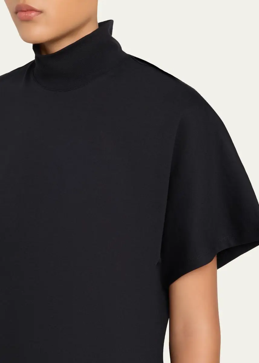 MAJESTIC FILATURES Mock-Neck Supima Cotton Shirt | Thumbnail 5 MAJESTIC FILATURES Mock-Neck Supima Cotton Shirt | Thumbnail 5
