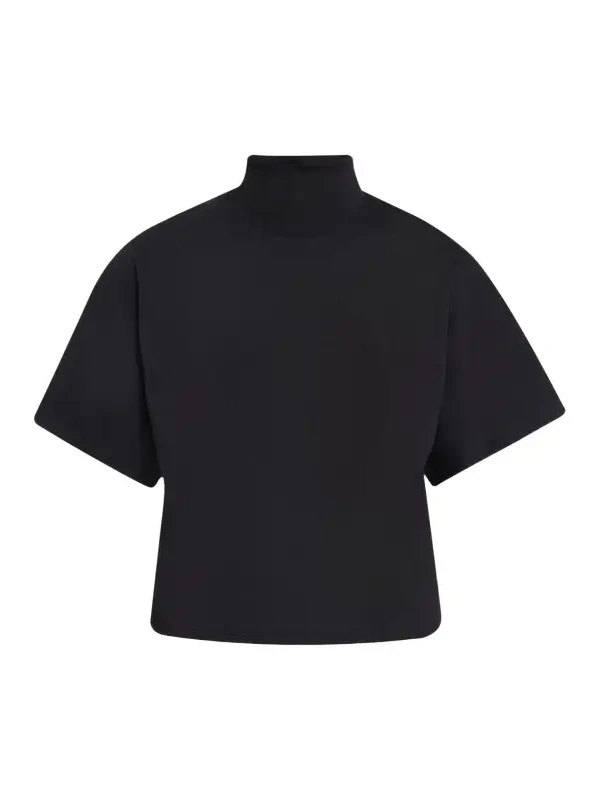 Mock-Neck Supima Cotton Shirt