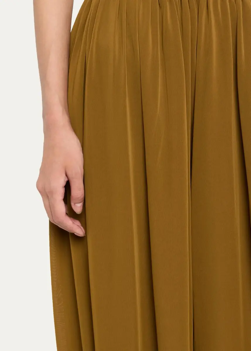 Ronny Kobo Renier Ruched Wide-Leg Jersey Pants | Thumbnail 5 Ronny Kobo Renier Ruched Wide-Leg Jersey Pants | Thumbnail 5