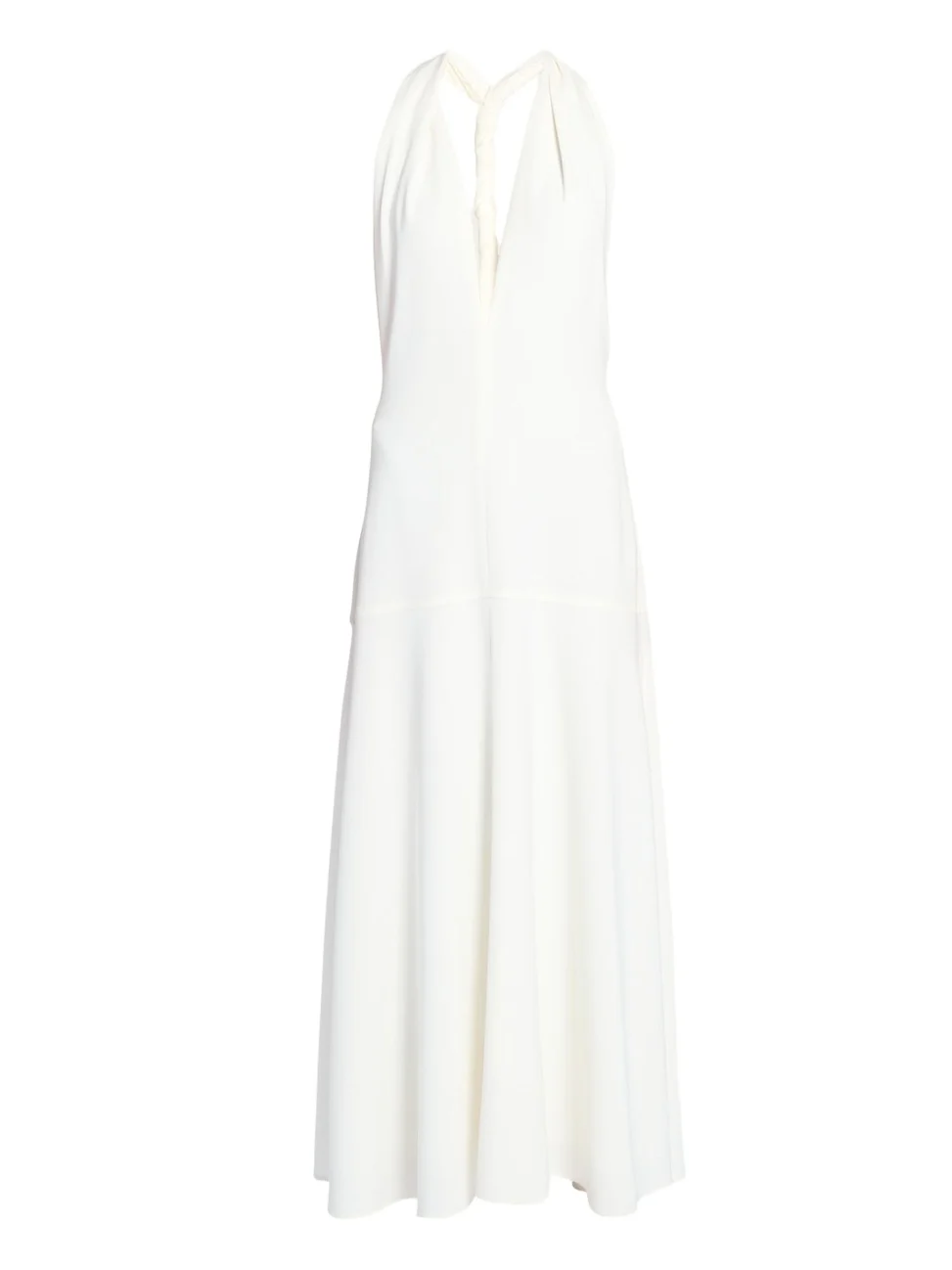 Proenza Schouler Matte Viscose Crepe Twist Back Dress