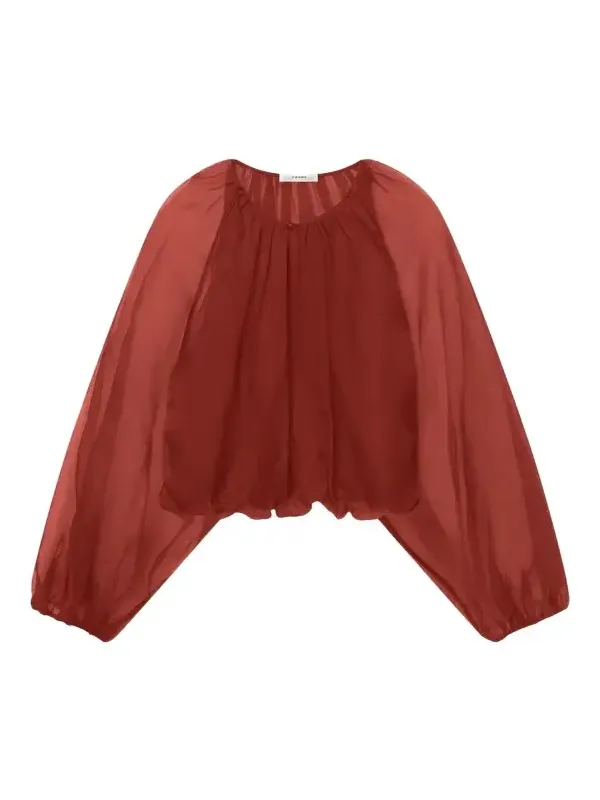 The Sheer Balloon Blouse