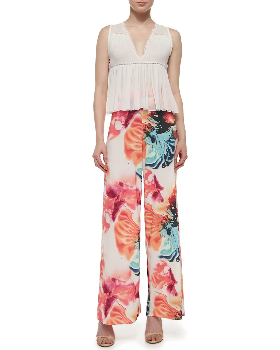 Rickie Freeman for Teri Jon Beaded Floral Mikado A-Line Gown | Thumbnail 6