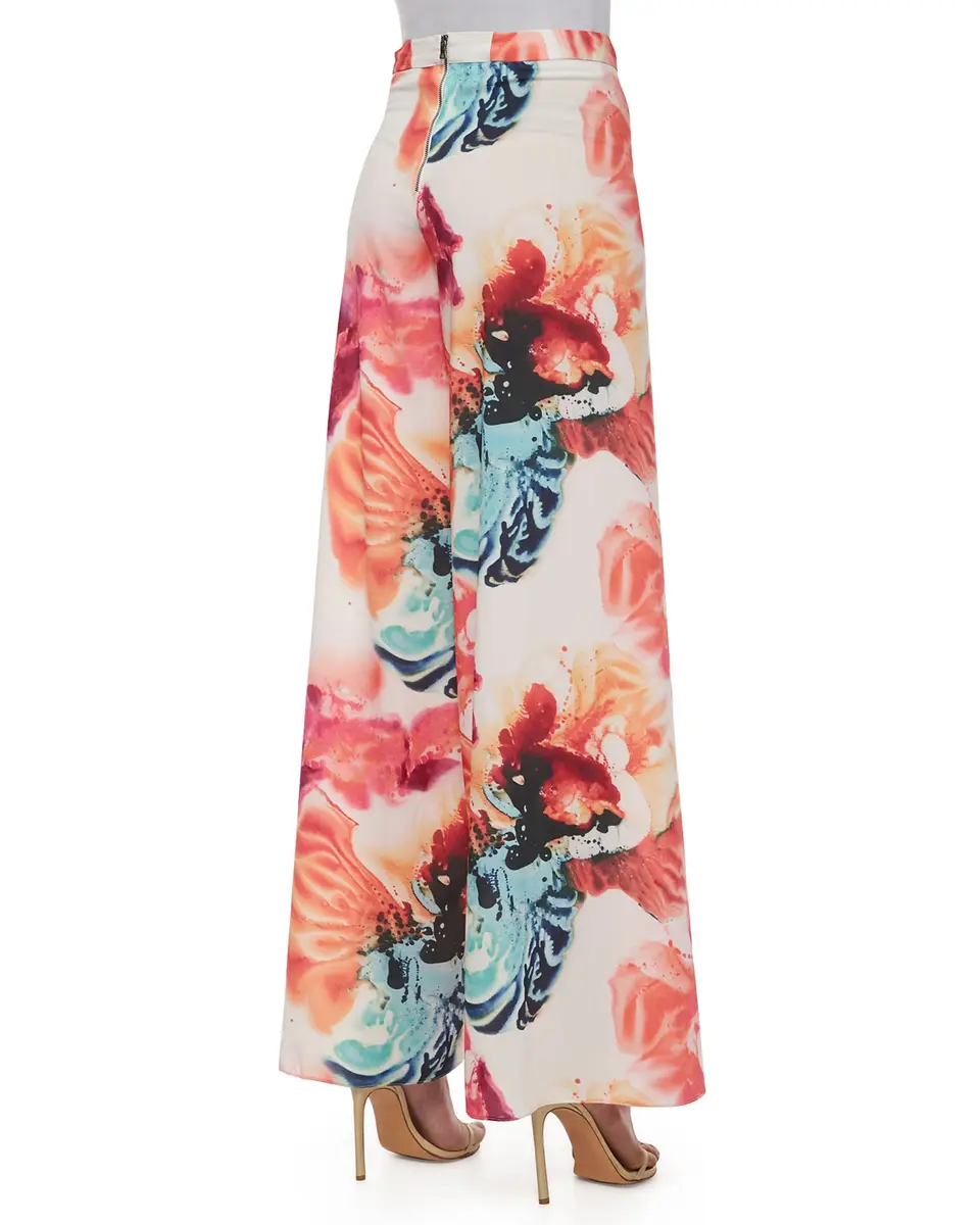 Rickie Freeman for Teri Jon Beaded Floral Mikado A-Line Gown | Thumbnail 7