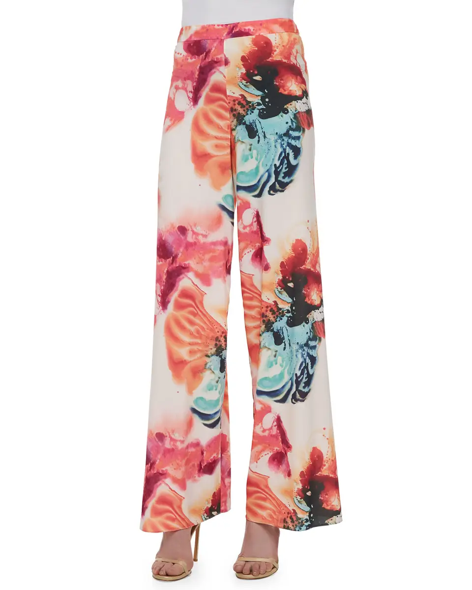 Rickie Freeman for Teri Jon Beaded Floral Mikado A-Line Gown | Thumbnail 8