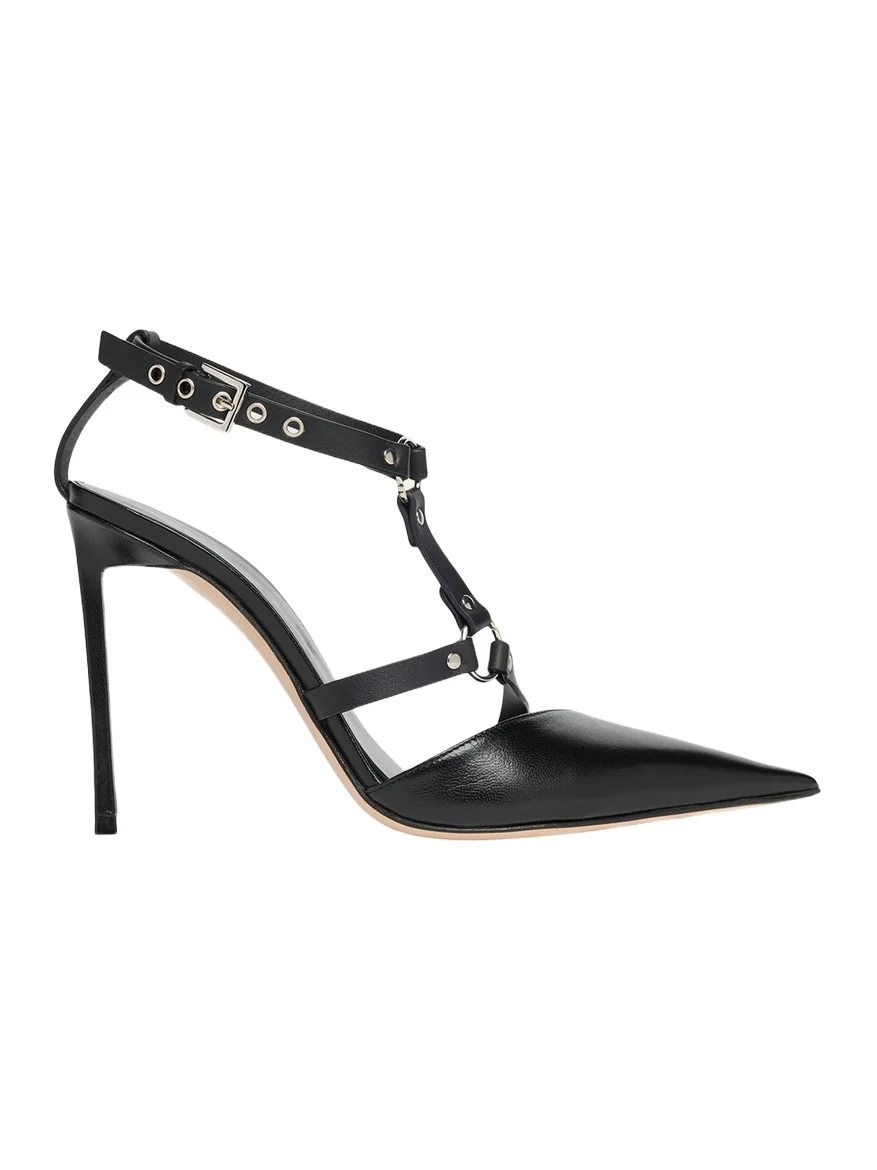 Tom Ford 105mm Harness Leather Pumps