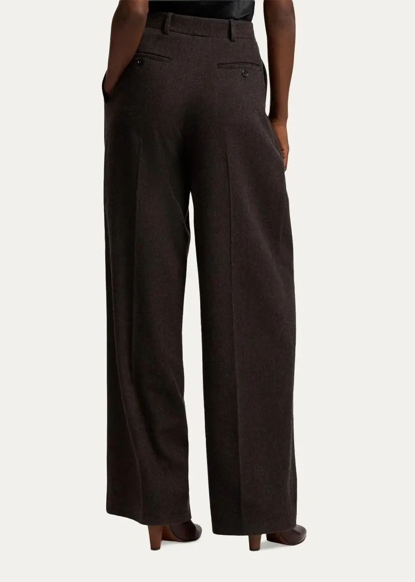 Ralph Lauren Collection Clarice Wool Herringbone Pants | Thumbnail 4