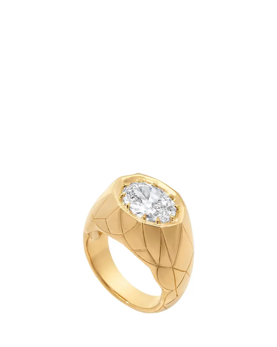 Reza Facette 18K Yellow Gold Diamond Ring | Thumbnail 2 Reza Facette 18K Yellow Gold Diamond Ring | Thumbnail 2