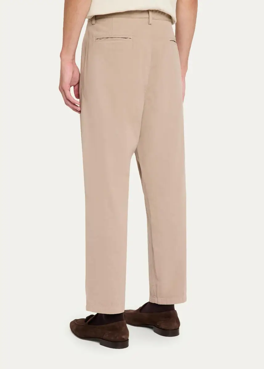 Massimo Alba Men's Fossil Pleated Pants | Thumbnail 3