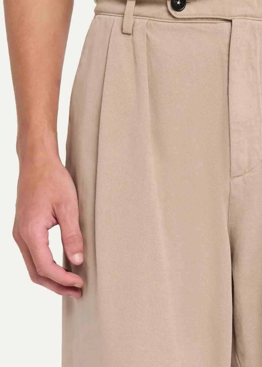 Massimo Alba Men's Fossil Pleated Pants | Thumbnail 5
