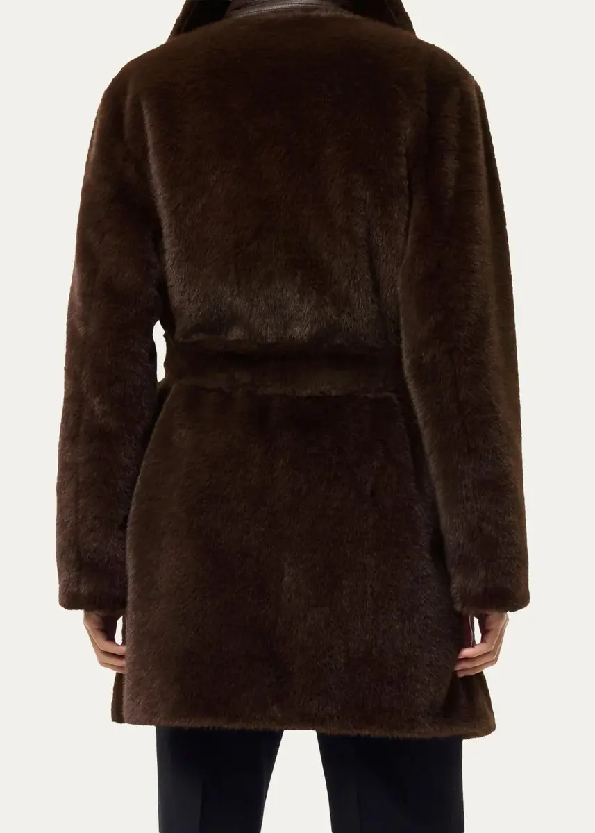 Burberry Belvedere Faux Fur Car Coat | Thumbnail 2 Burberry Belvedere Faux Fur Car Coat | Thumbnail 2