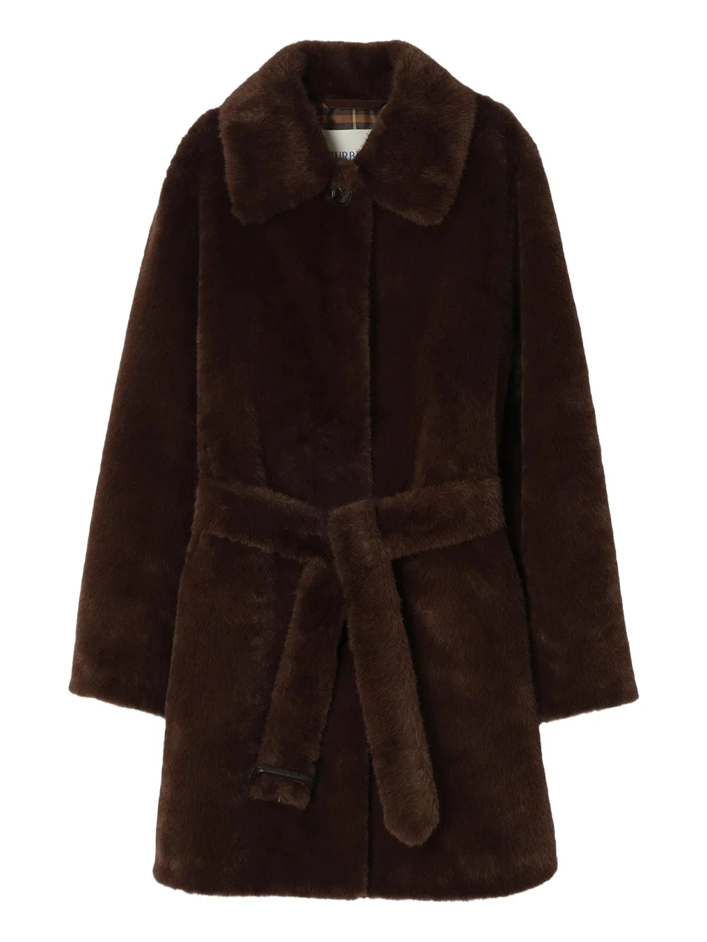 Belvedere Faux Fur Car Coat