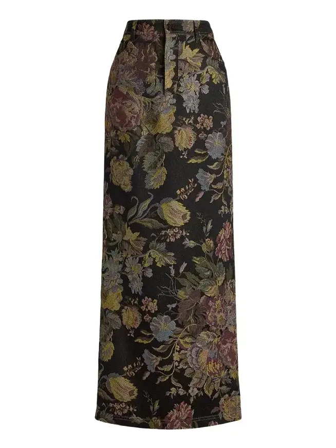 Fontaine Floral Jacquard Skirt Fontaine Floral Jacquard Skirt