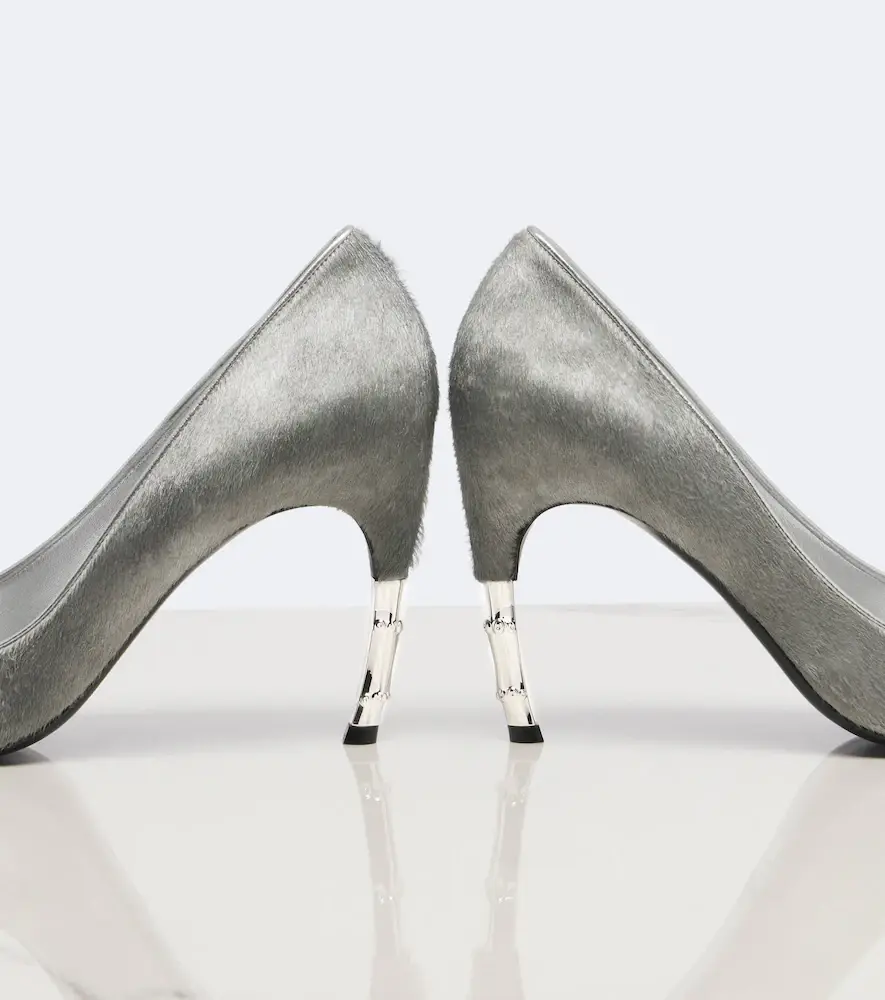 Gucci Castello calf hair pumps | Thumbnail 3