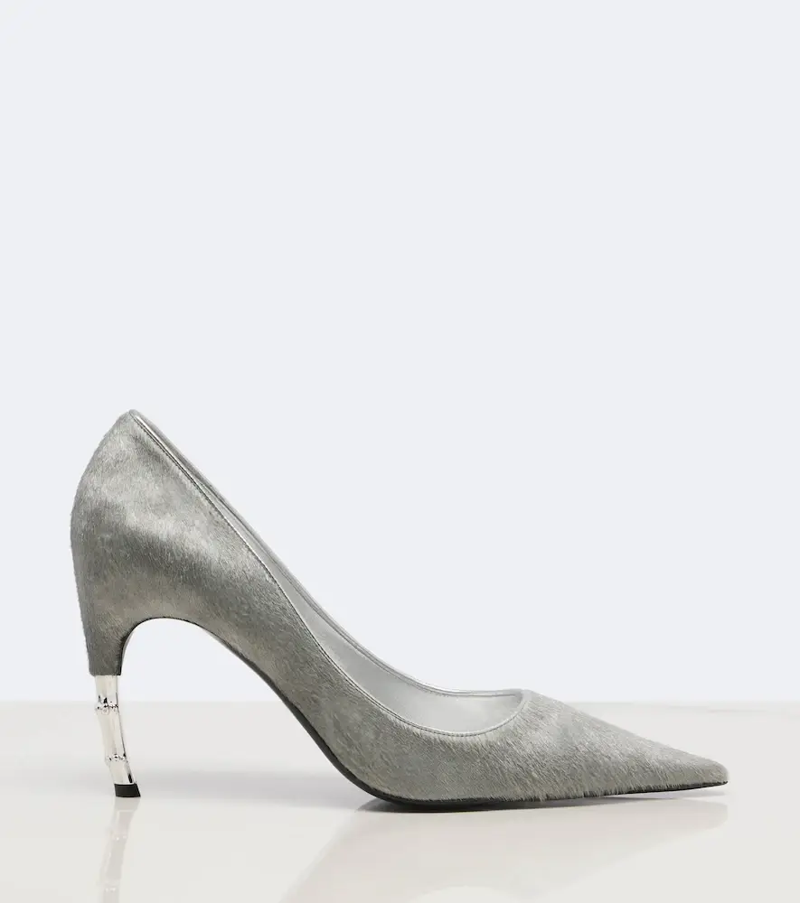 Gucci Castello calf hair pumps | Thumbnail 4