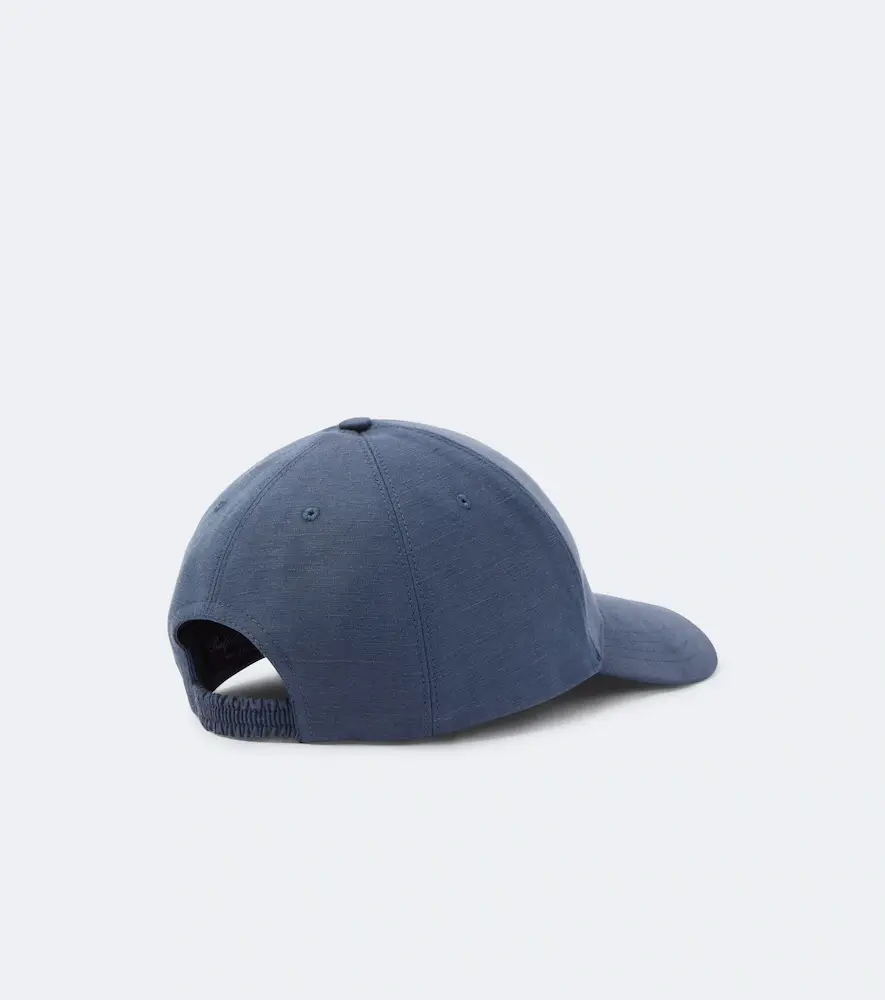 Ralph Lauren Purple Label Logo silk and linen baseball cap | Thumbnail 2 Ralph Lauren Purple Label Logo silk and linen baseball cap | Thumbnail 2