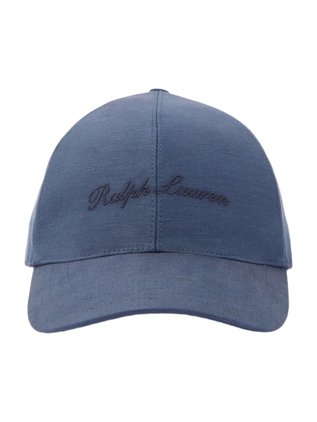 Ralph Lauren Purple Label Logo silk and linen baseball cap