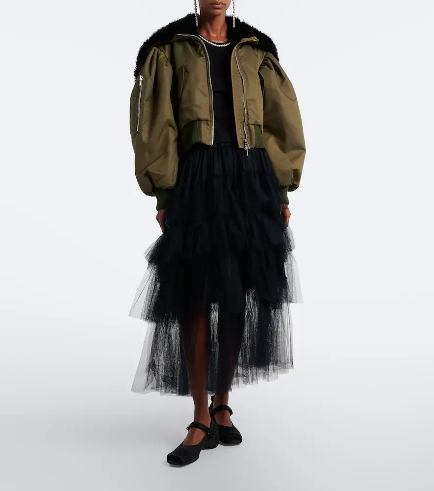 Simone Rocha Padded hooded bomber jacket | Thumbnail 6 Simone Rocha Padded hooded bomber jacket | Thumbnail 6