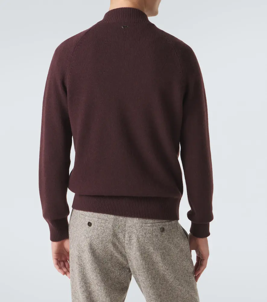 AGNONA Cashmere half-zip sweater | Thumbnail 2 AGNONA Cashmere half-zip sweater | Thumbnail 2