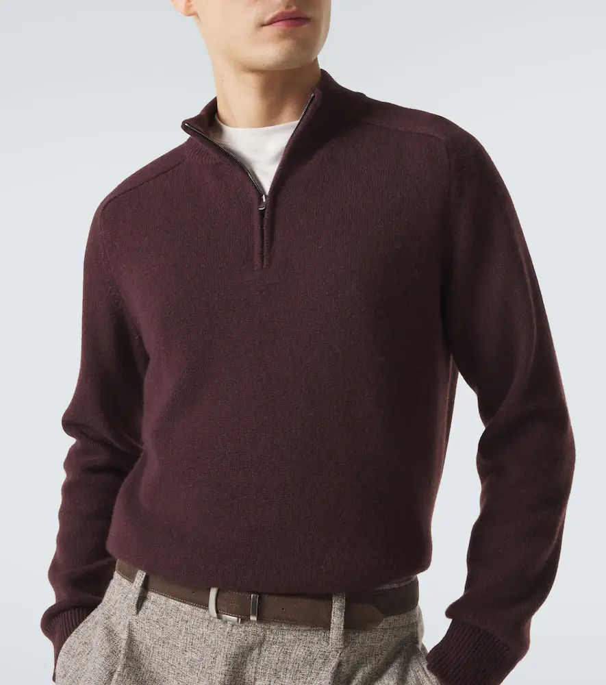 AGNONA Cashmere half-zip sweater | Thumbnail 3 AGNONA Cashmere half-zip sweater | Thumbnail 3