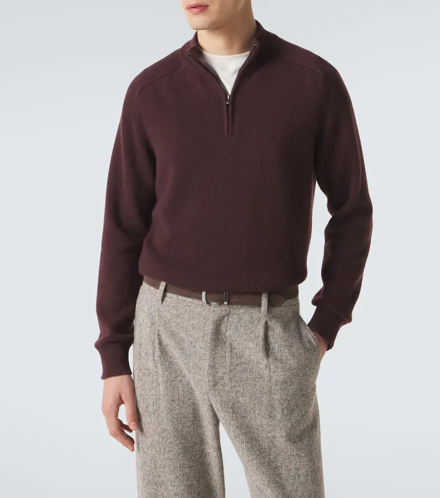 AGNONA Cashmere half-zip sweater | Thumbnail 4 AGNONA Cashmere half-zip sweater | Thumbnail 4