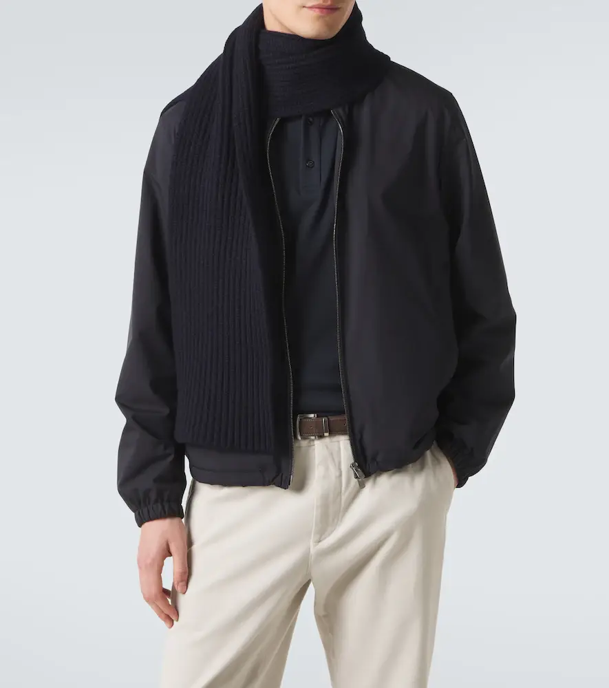 AGNONA Ribbed-knit cashmere scarf | Thumbnail 2 AGNONA Ribbed-knit cashmere scarf | Thumbnail 2
