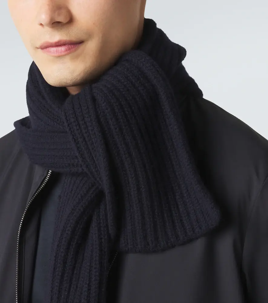 AGNONA Ribbed-knit cashmere scarf | Thumbnail 4 AGNONA Ribbed-knit cashmere scarf | Thumbnail 4