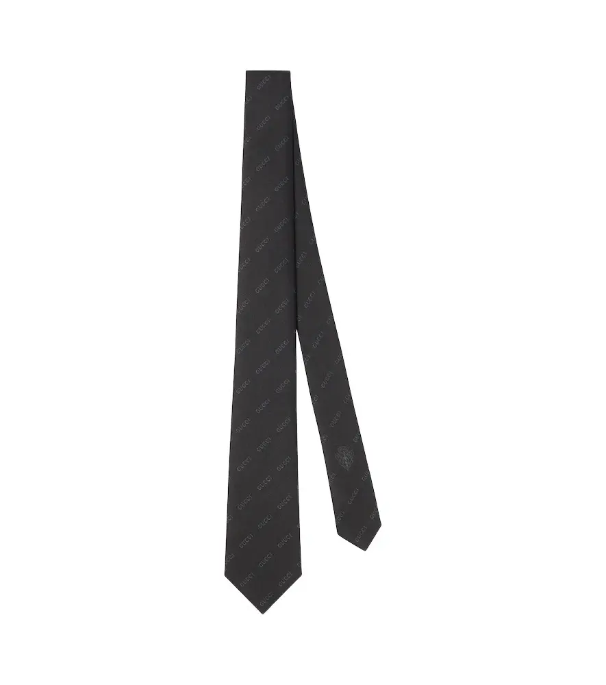 Gucci Logo silk tie | Image 1 Gucci Logo silk tie | Image 1