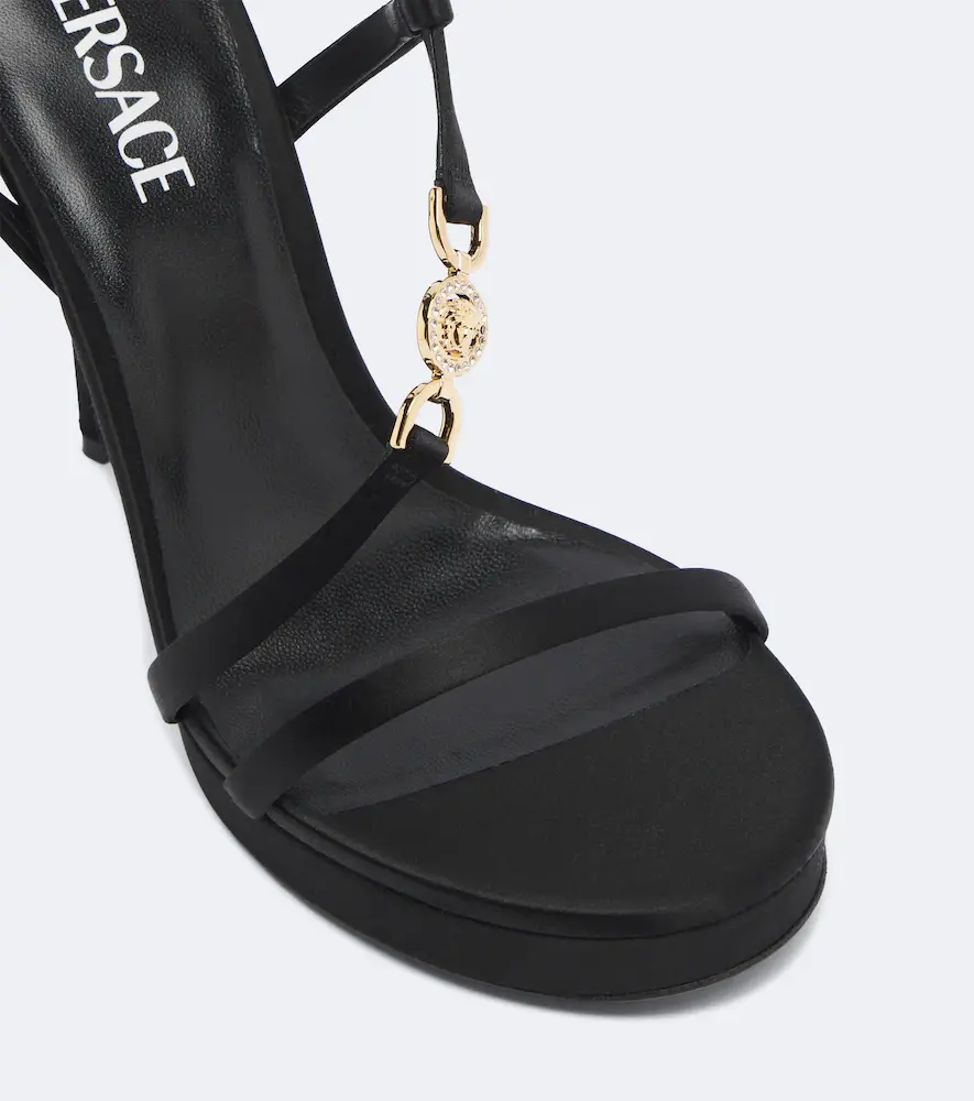 Versace Medusa '95 satin sandals | Thumbnail 2 Versace Medusa '95 satin sandals | Thumbnail 2