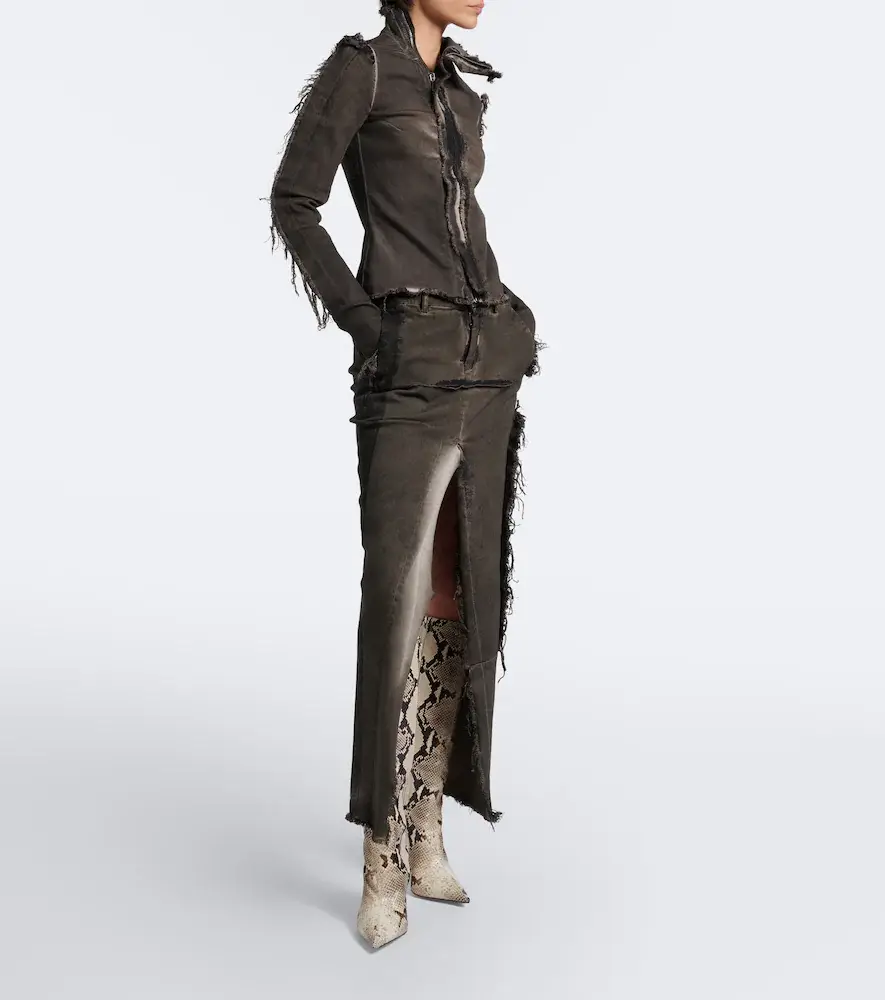 Paris Texas Vera snake-effect leather knee-high boots | Thumbnail 5 Paris Texas Vera snake-effect leather knee-high boots | Thumbnail 5