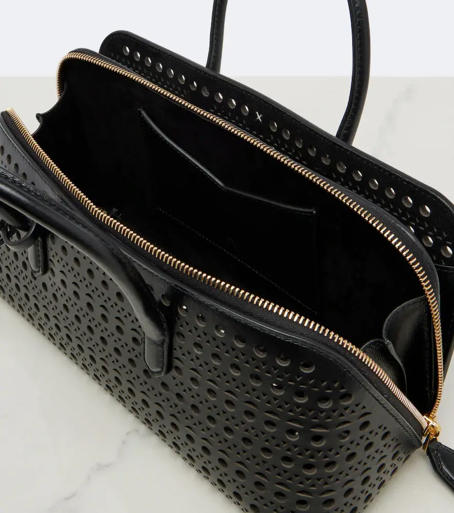 Alaïa Alaïa Delta Small Vienne leather top-handle bag | Thumbnail 2 Alaïa Alaïa Delta Small Vienne leather top-handle bag | Thumbnail 2