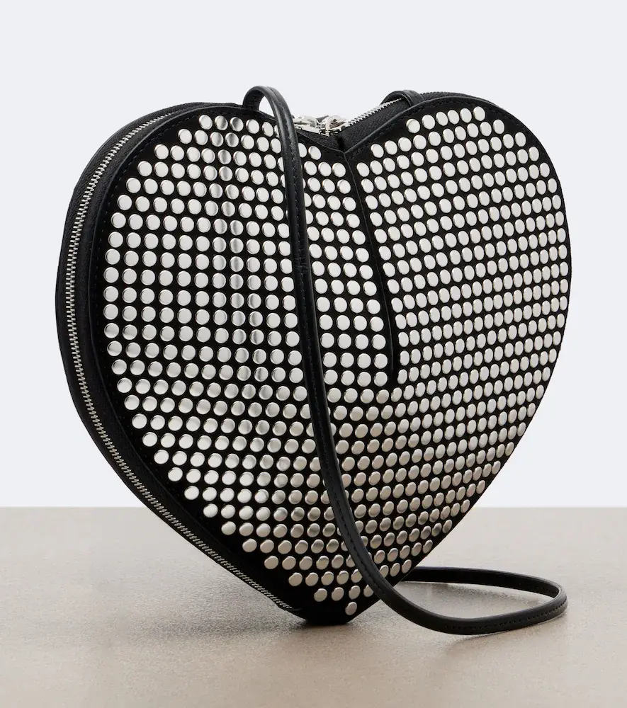 Alaïa Alaïa Le Coeur studded leather crossbody bag | Thumbnail 3 Alaïa Alaïa Le Coeur studded leather crossbody bag | Thumbnail 3