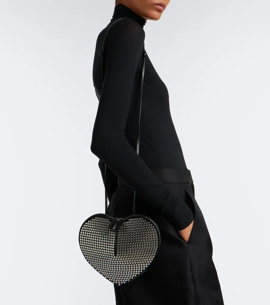 Alaïa Alaïa Le Coeur studded leather crossbody bag | Thumbnail 5 Alaïa Alaïa Le Coeur studded leather crossbody bag | Thumbnail 5