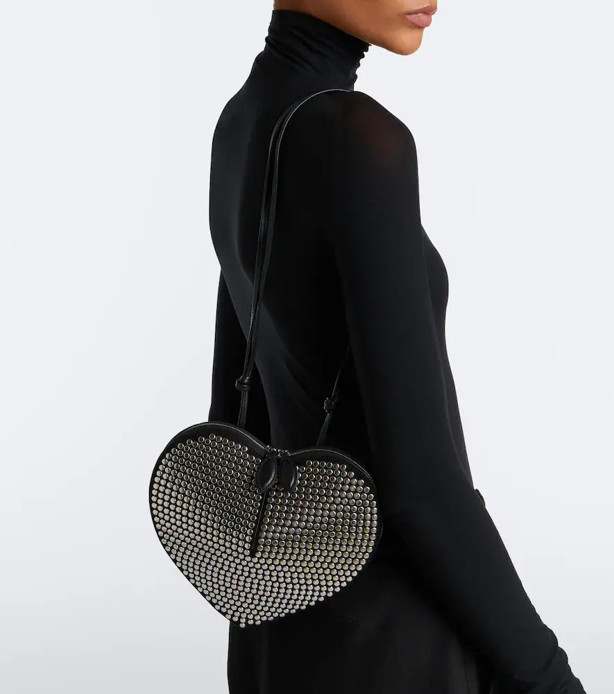 Alaïa Alaïa Le Coeur studded leather crossbody bag | Thumbnail 6 Alaïa Alaïa Le Coeur studded leather crossbody bag | Thumbnail 6