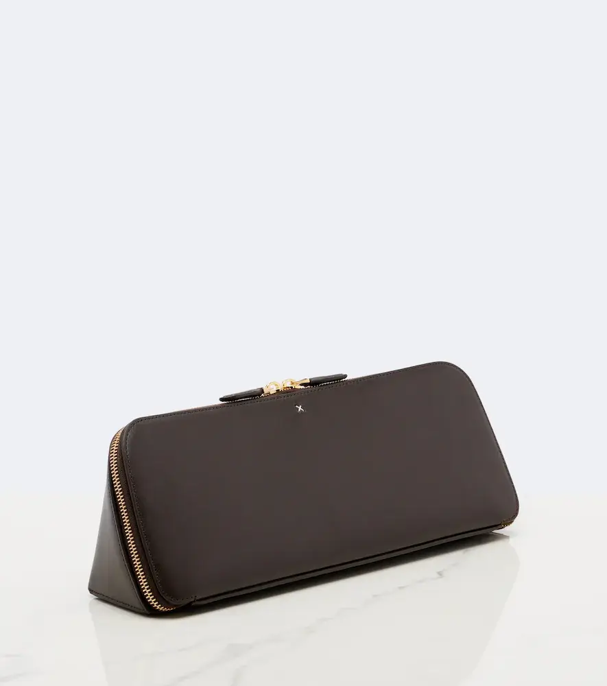 Alaïa Alaïa Delta Small leather clutch | Thumbnail 3 Alaïa Alaïa Delta Small leather clutch | Thumbnail 3