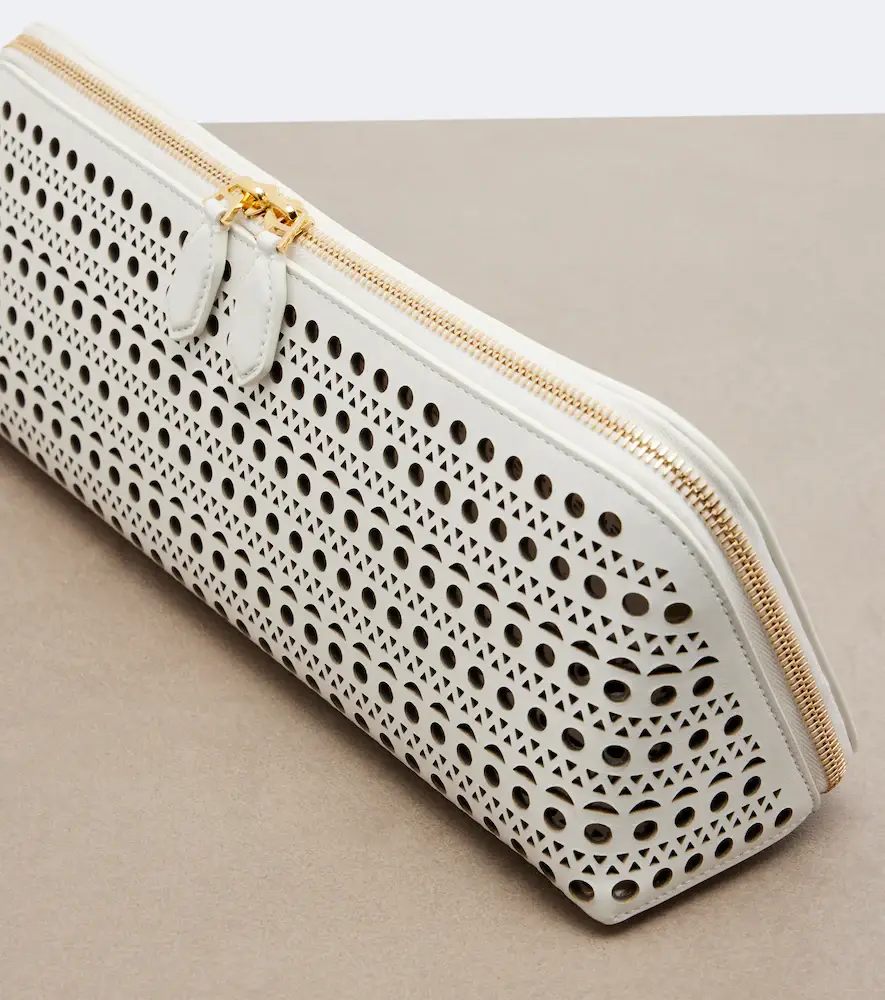 Alaïa Alaïa Delta Vienne leather clutch | Thumbnail 2