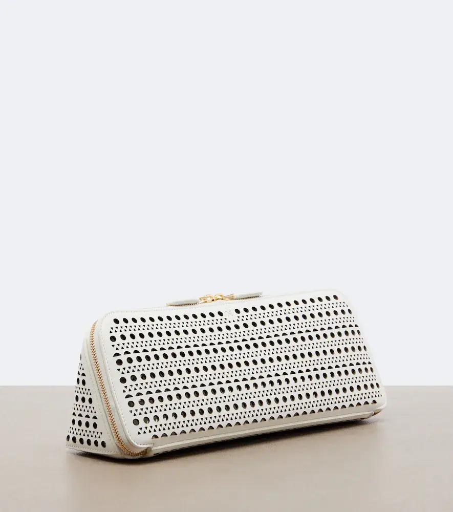 Alaïa Alaïa Delta Vienne leather clutch | Thumbnail 4