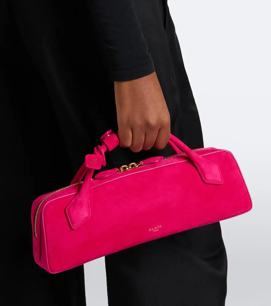 Alaïa Alaïa Le Teckel Small suede clutch | Thumbnail 5 Alaïa Alaïa Le Teckel Small suede clutch | Thumbnail 5