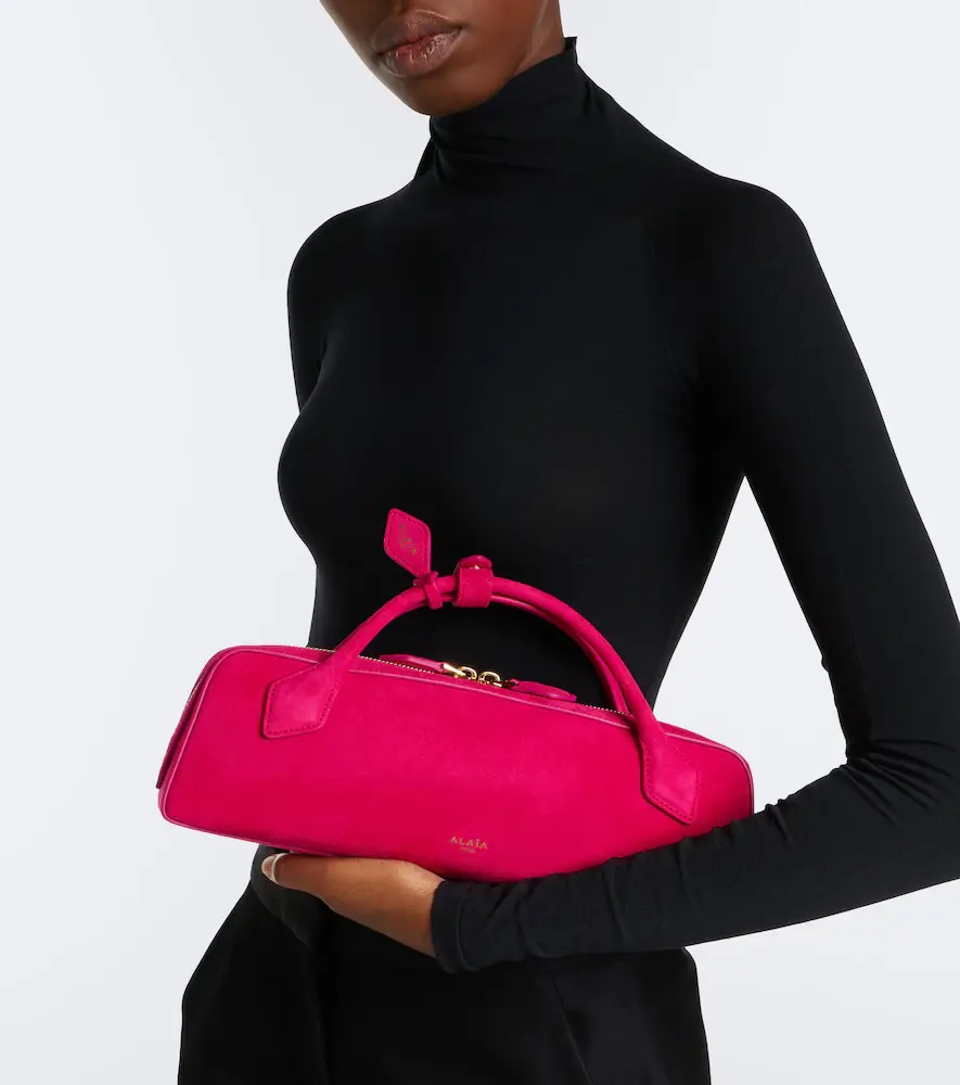 Alaïa Alaïa Le Teckel Small suede clutch | Thumbnail 6 Alaïa Alaïa Le Teckel Small suede clutch | Thumbnail 6