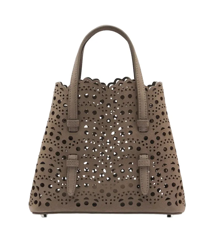 Alaïa Alaïa Mina 20 Vienne suede top-handle bag