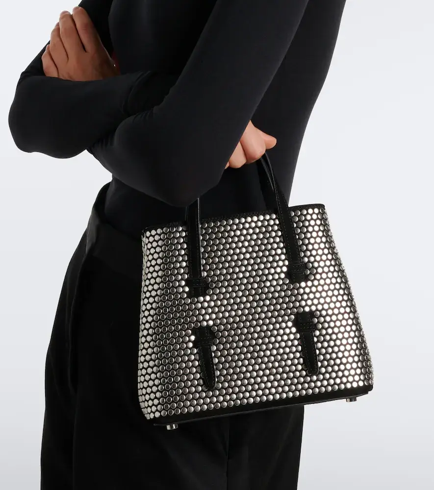 Alaïa Alaïa Mina 20 studded leather top-handle bag | Thumbnail 6 Alaïa Alaïa Mina 20 studded leather top-handle bag | Thumbnail 6