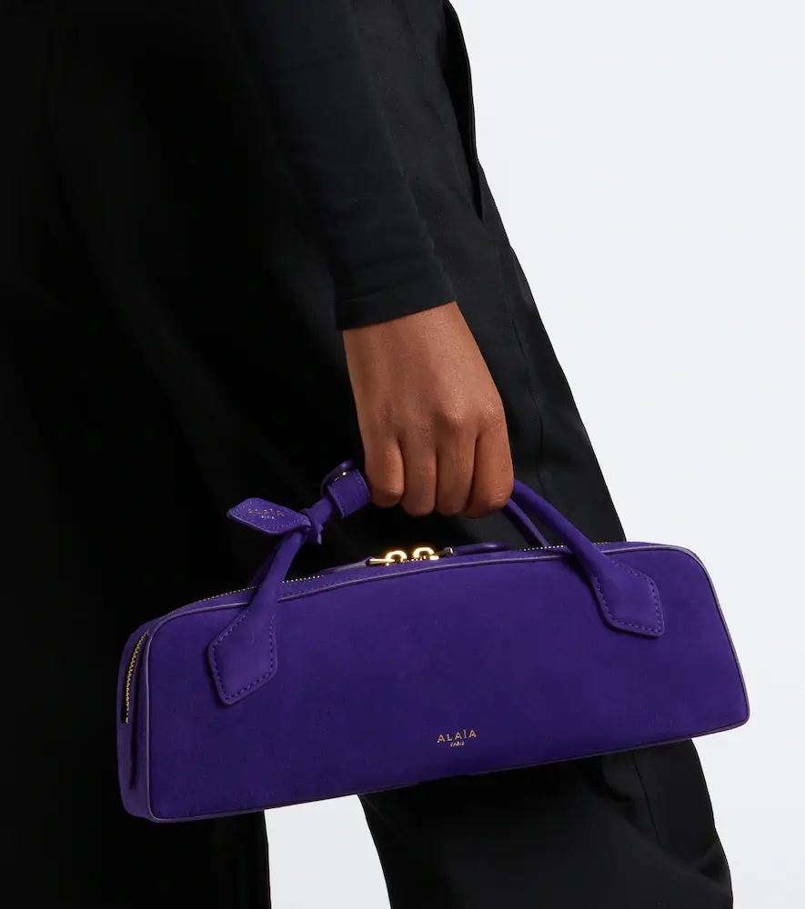 Alaïa Alaïa Le Teckel Small suede clutch | Thumbnail 5 Alaïa Alaïa Le Teckel Small suede clutch | Thumbnail 5